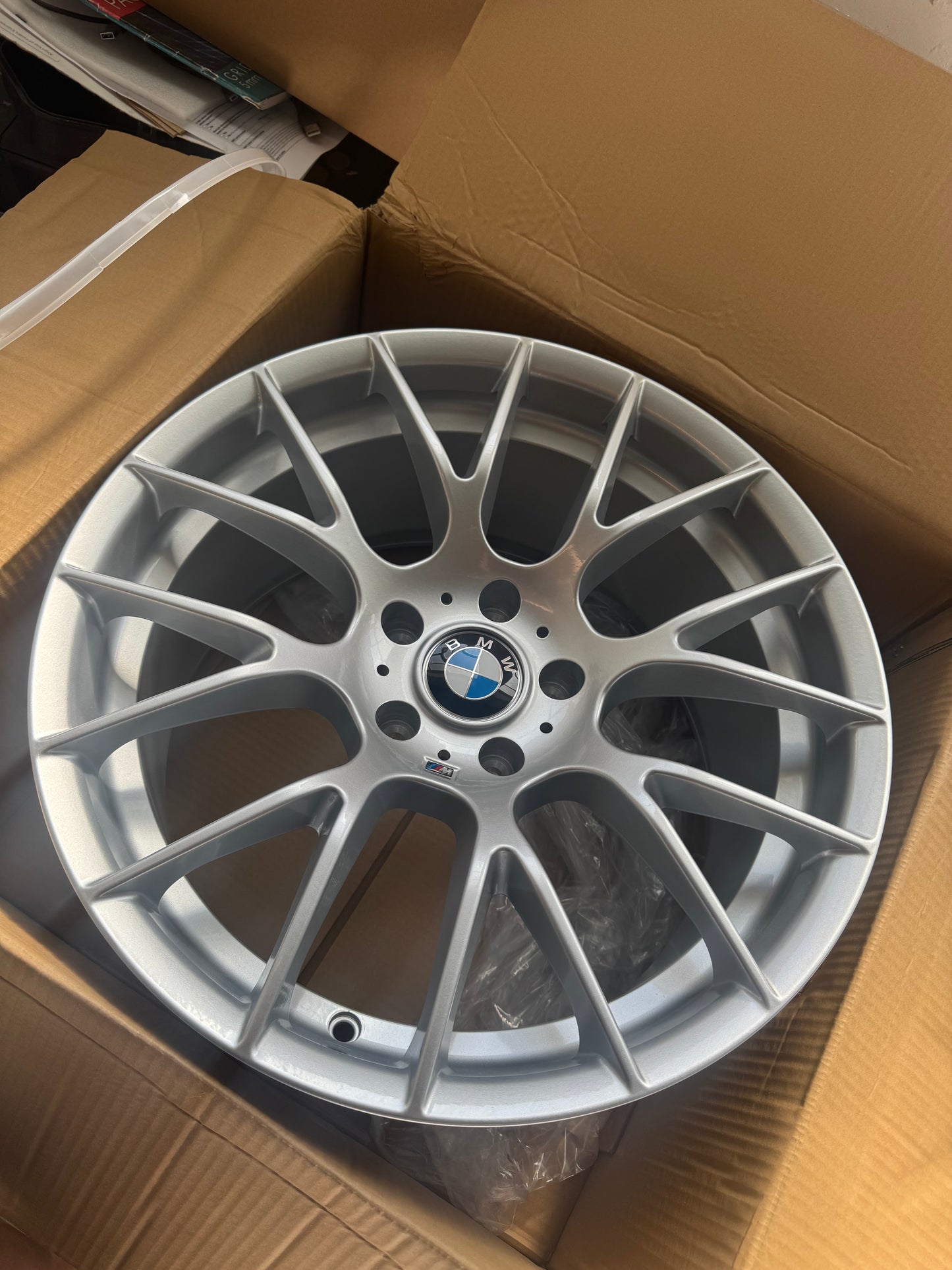 19inch BMW 359M style staggered silver reps