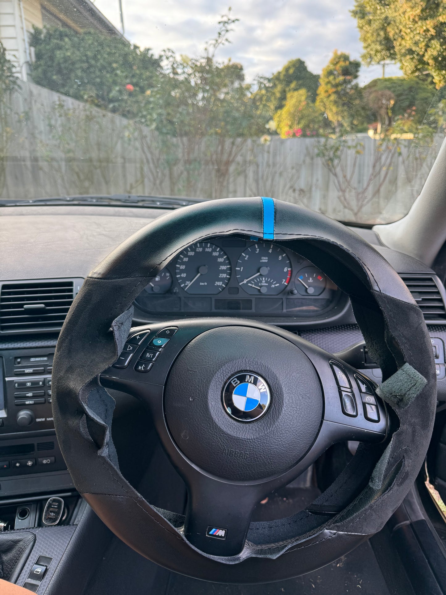 steering wheels stitching cover for bmw E46 E60